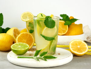 Lemon Mint detox drink